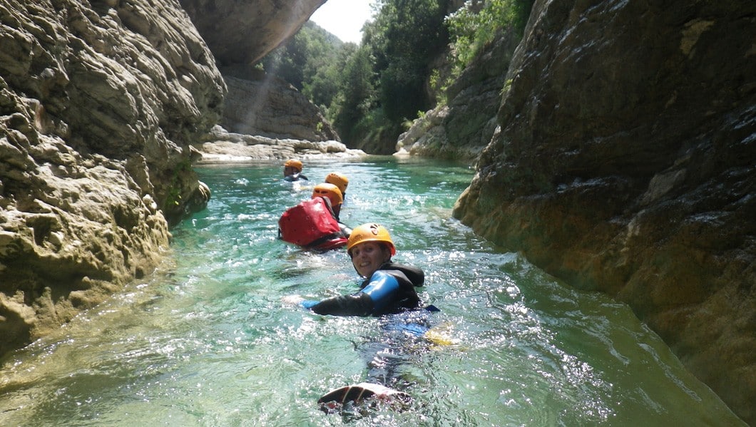 canyoning en rivière