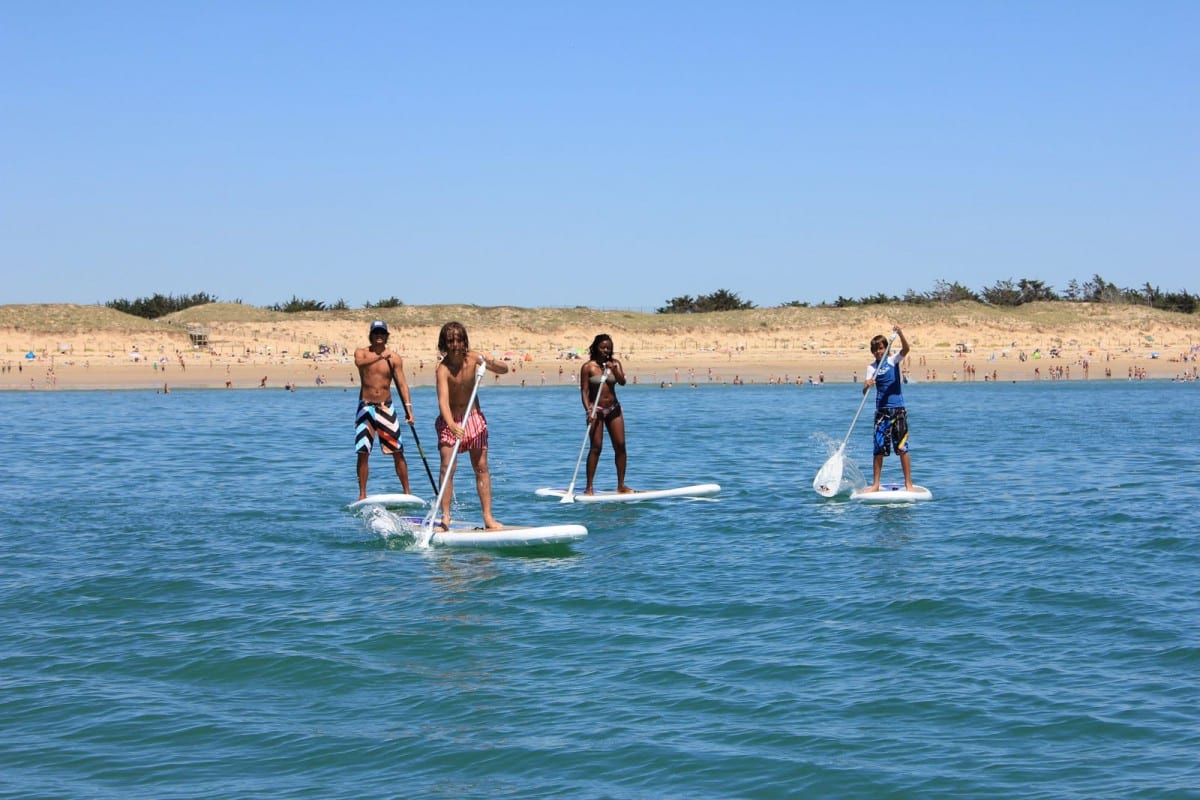 Paddle à la plage