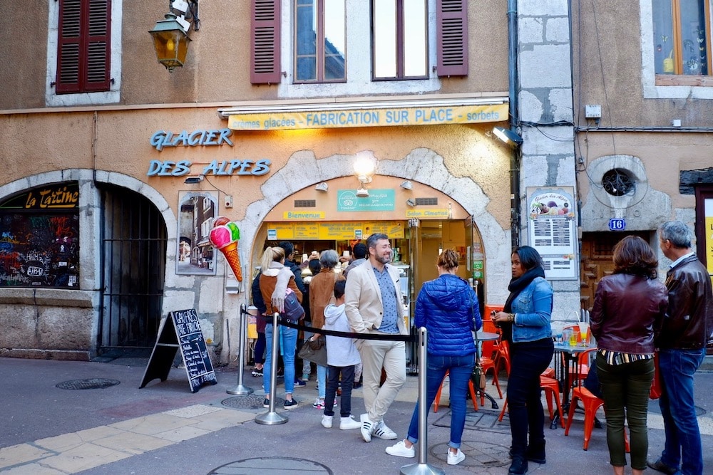 Visiter Annecy : Le Glacier des Alpes
