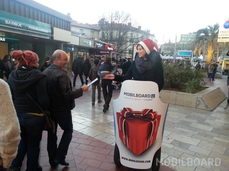 Diffusion carte cadeau Montpellier Mobilboard