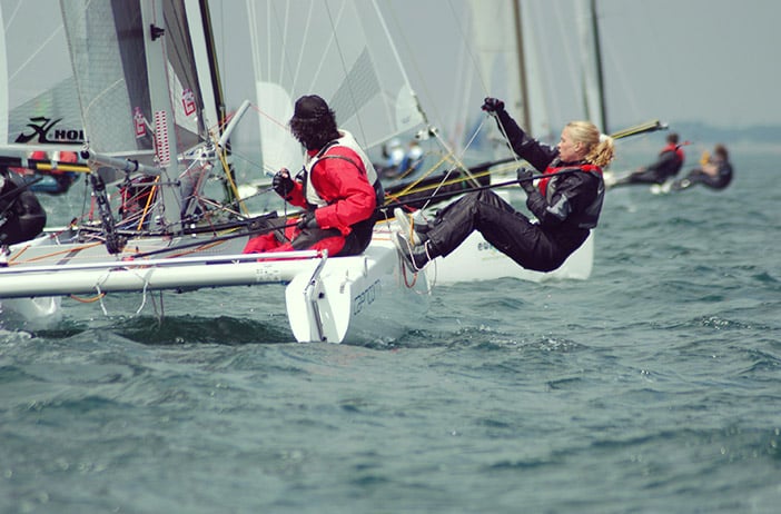 Course de bateaux Eurocat mer