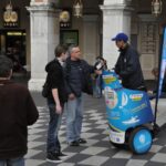 Mobilboard street marketing Place Masséna à Nice