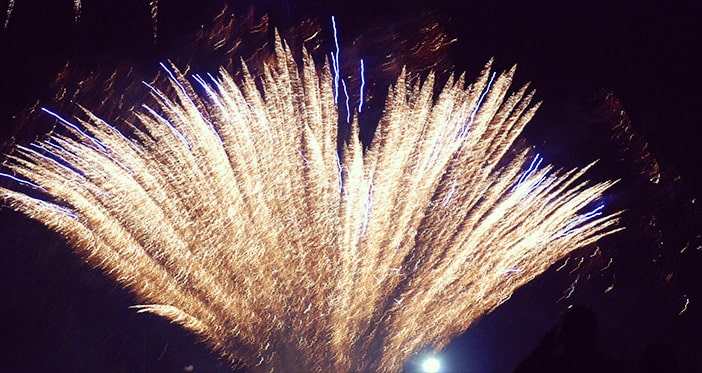 Fête et feux d'artifice du 14 juillet à Carnac