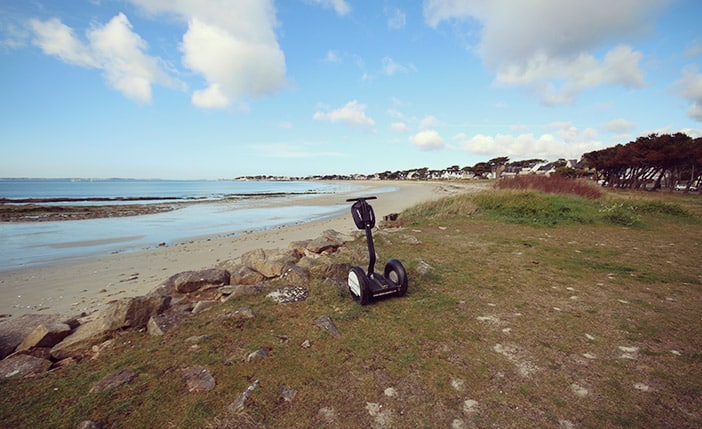 Balade le long des plages de Carnac en Segway Mobilboard