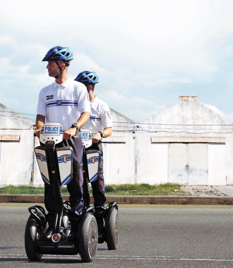 Le policiers ont adoptés le Segway pour se déplacer
