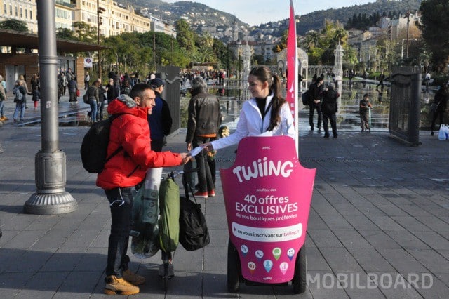 Lancement de Twiing par l’agence Mobilboard Nice Lancement de produit Mobilboard Nice