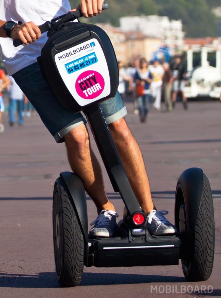 virage facile à gyropode Segway