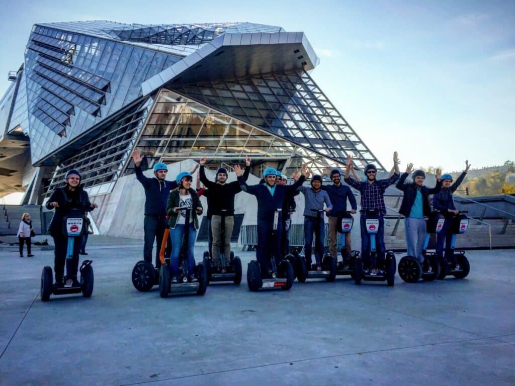 Visite du musée des Confluences à gyropode Segway