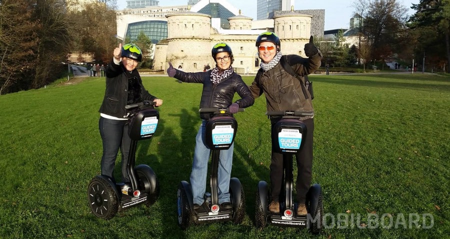 2 situations inédites pendant un Segway© Tour au Luxembourg Balade en gyropode avec Mobilboard Luxembourg