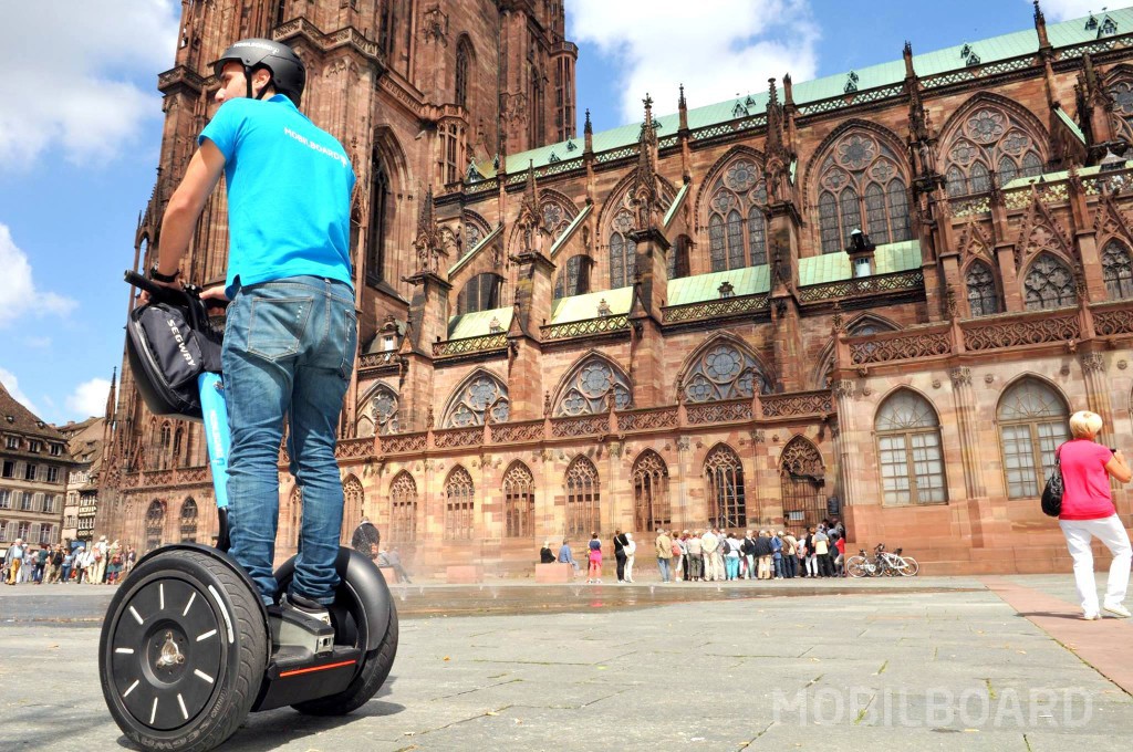 Place du chateau cathédrale Segway Strasbourg