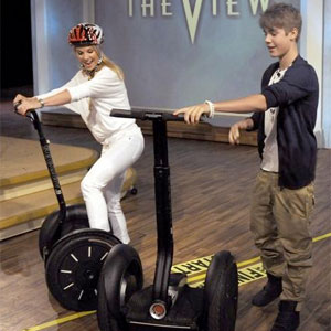 Justin Bieber à gyropode