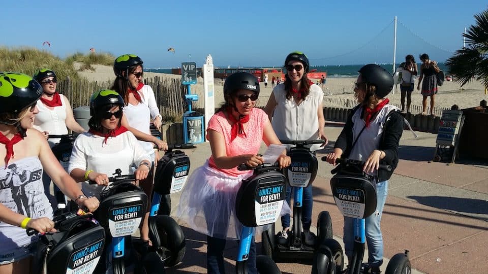 Mobilboard La Grande Motte Montpellier sortie entre filles