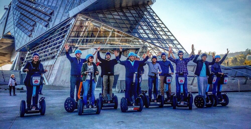 Segway tour spots Auvergne Rhone-Alpes Mobilboard Confluence