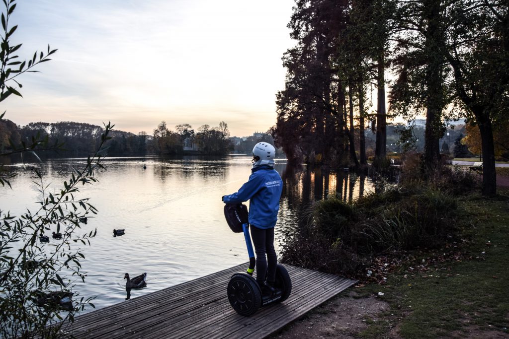 Faire du gyropode à Lyon l'hiver pendant les vacances
