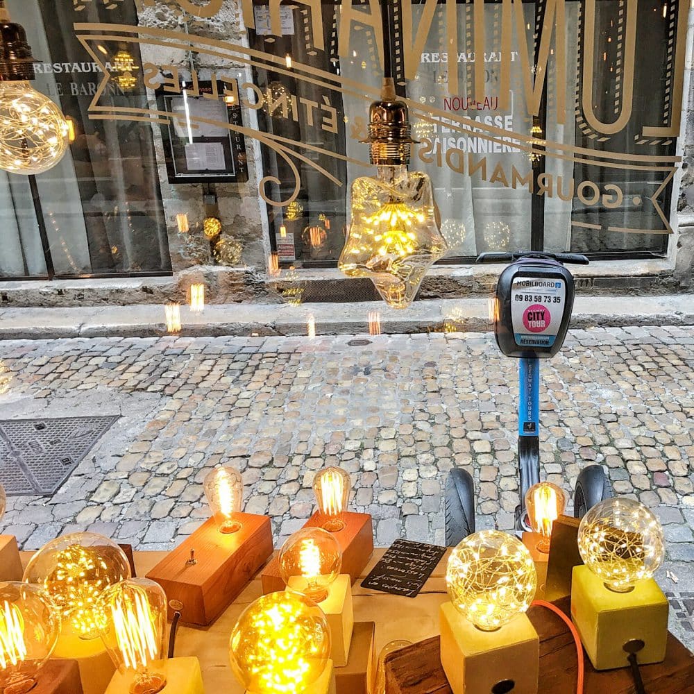 balade ruelles Lyon : dégustation à gyropode