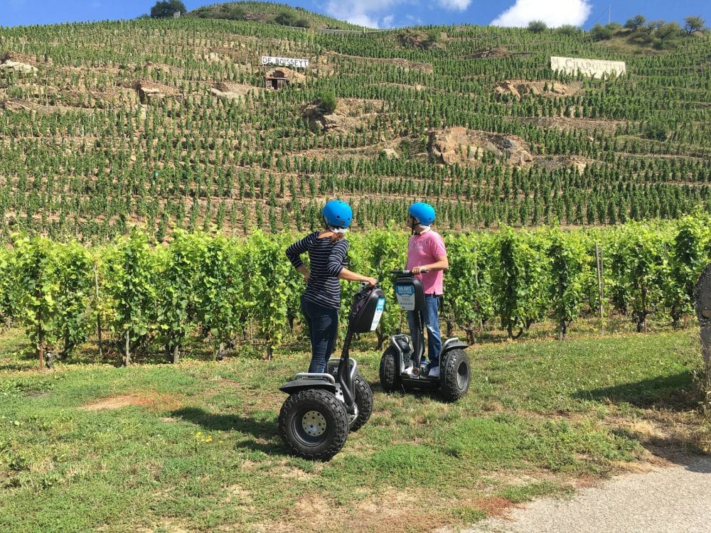Découvrez les vignobles d'Ampuis à gyropode