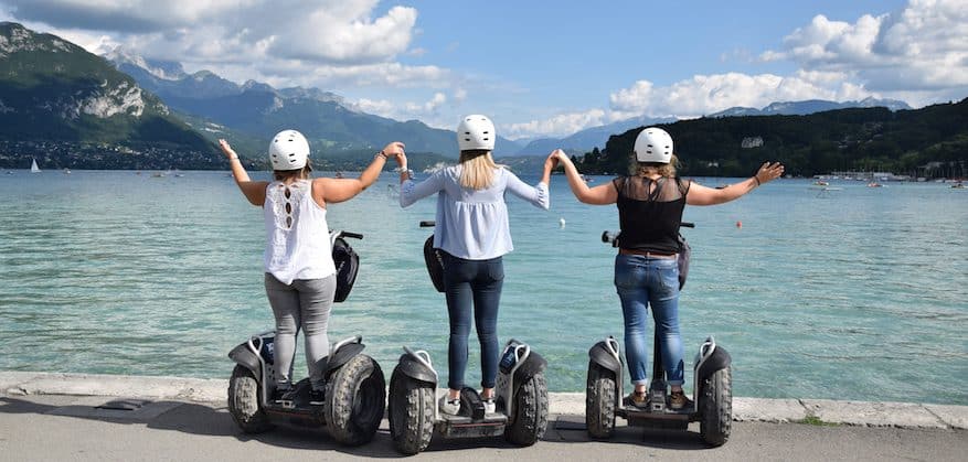 activité EVJF à Annecy : faire du segway