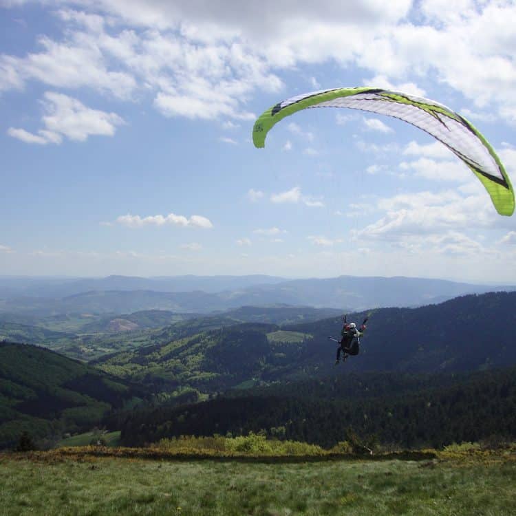 Saut en parachute au Mont Pilat : Vallée Du Rhône