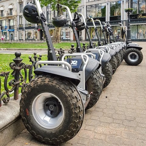 Gyropode Segway lieu public