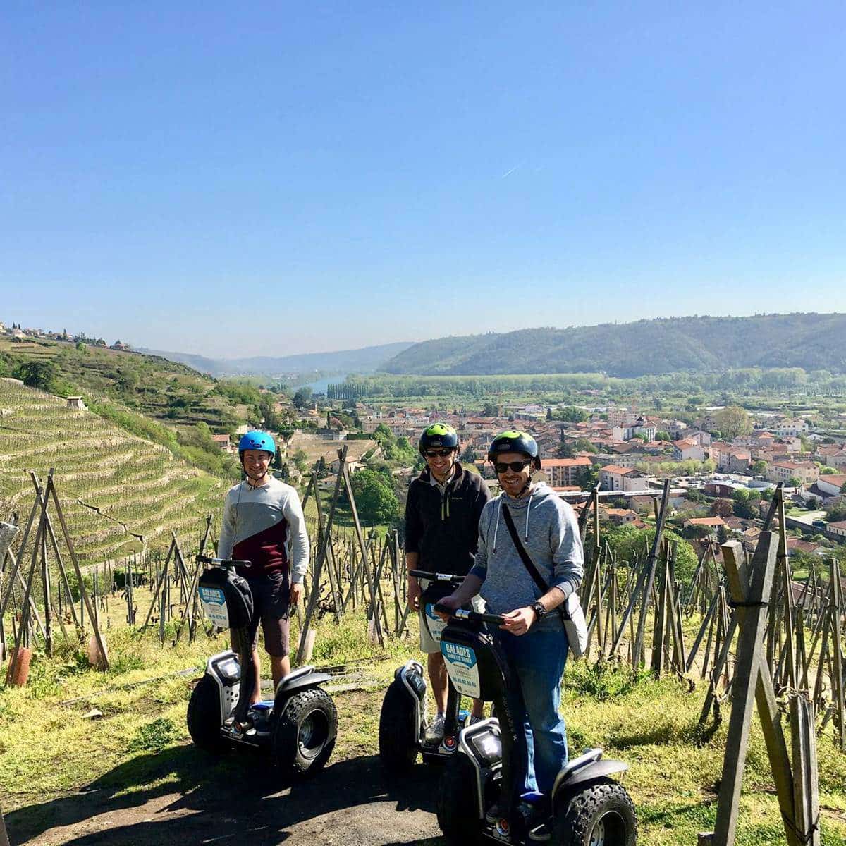condrieu : découvrir les vignobles à Segway