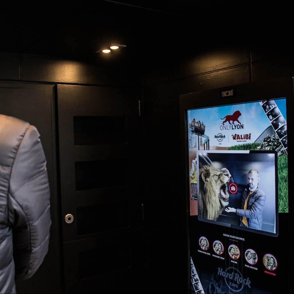 Pavillon OnlyLyon : photobooth office tourisme lyon