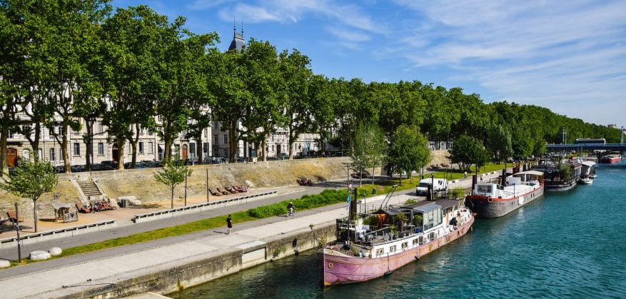 Se balader sur les quais à Lyon