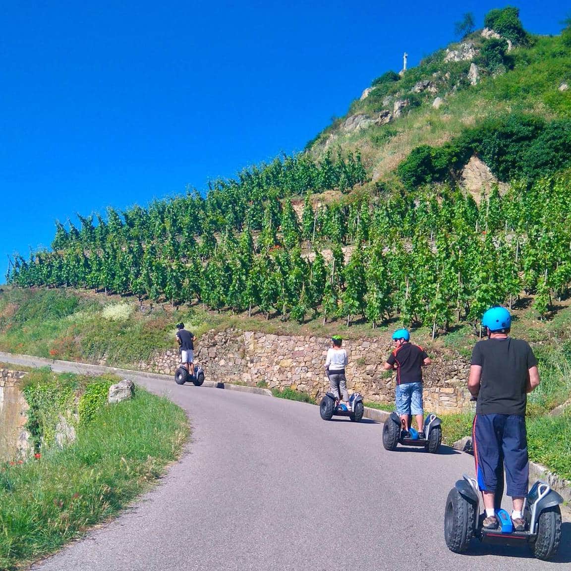 randonnée a gyropode : vertigineuse Ampuis