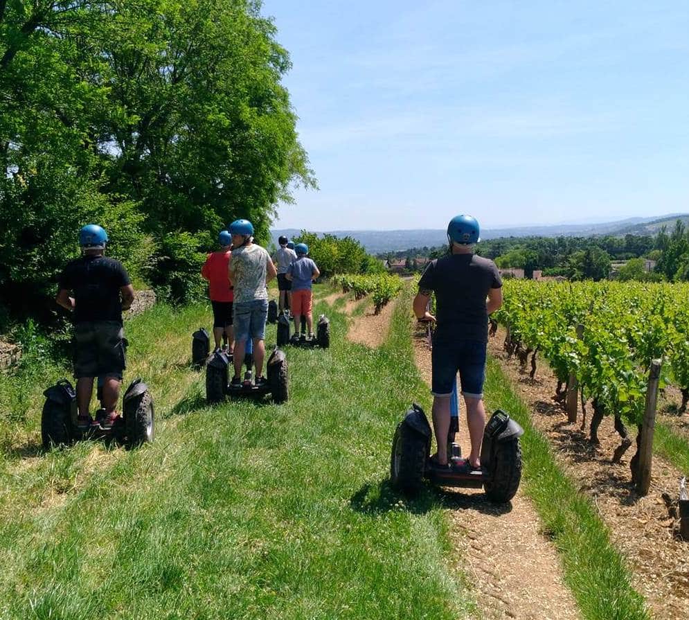 randonnées a gyropode : vignes foret