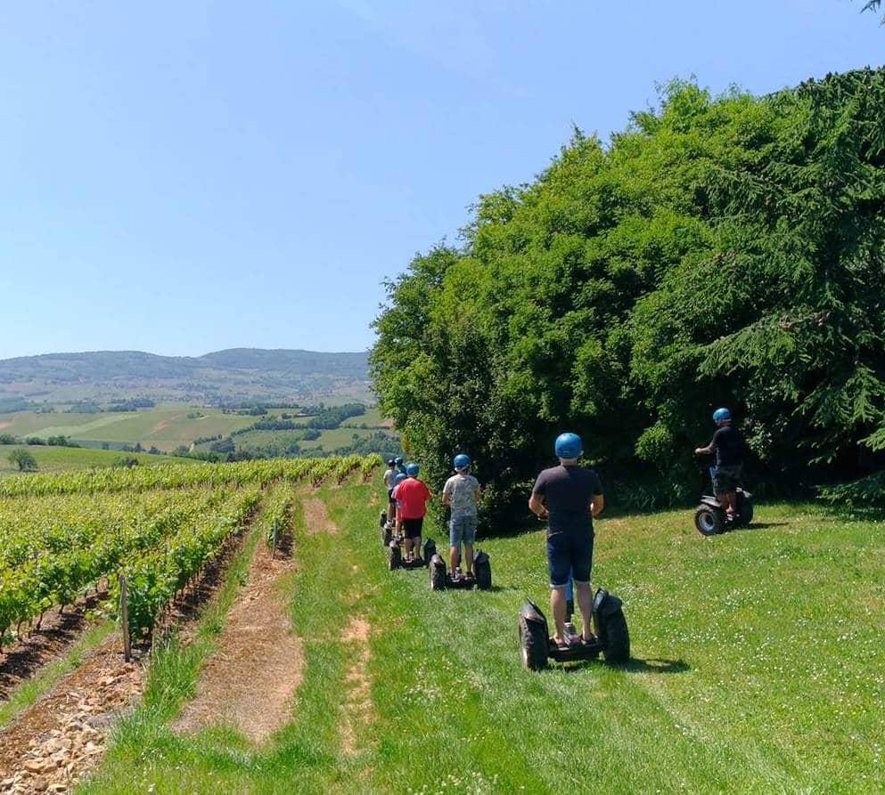 randonnées a gyropode : villefranche-beaujolais