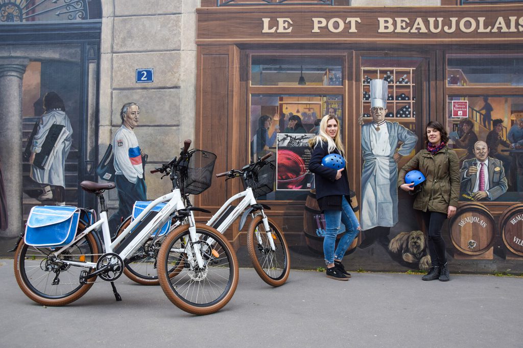 Visiter lyon à vélo électrique : les murs peints