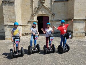 gyropode dans le marais poitevin