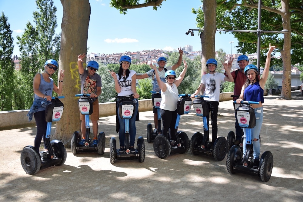 Segway sur les berges du Rhône