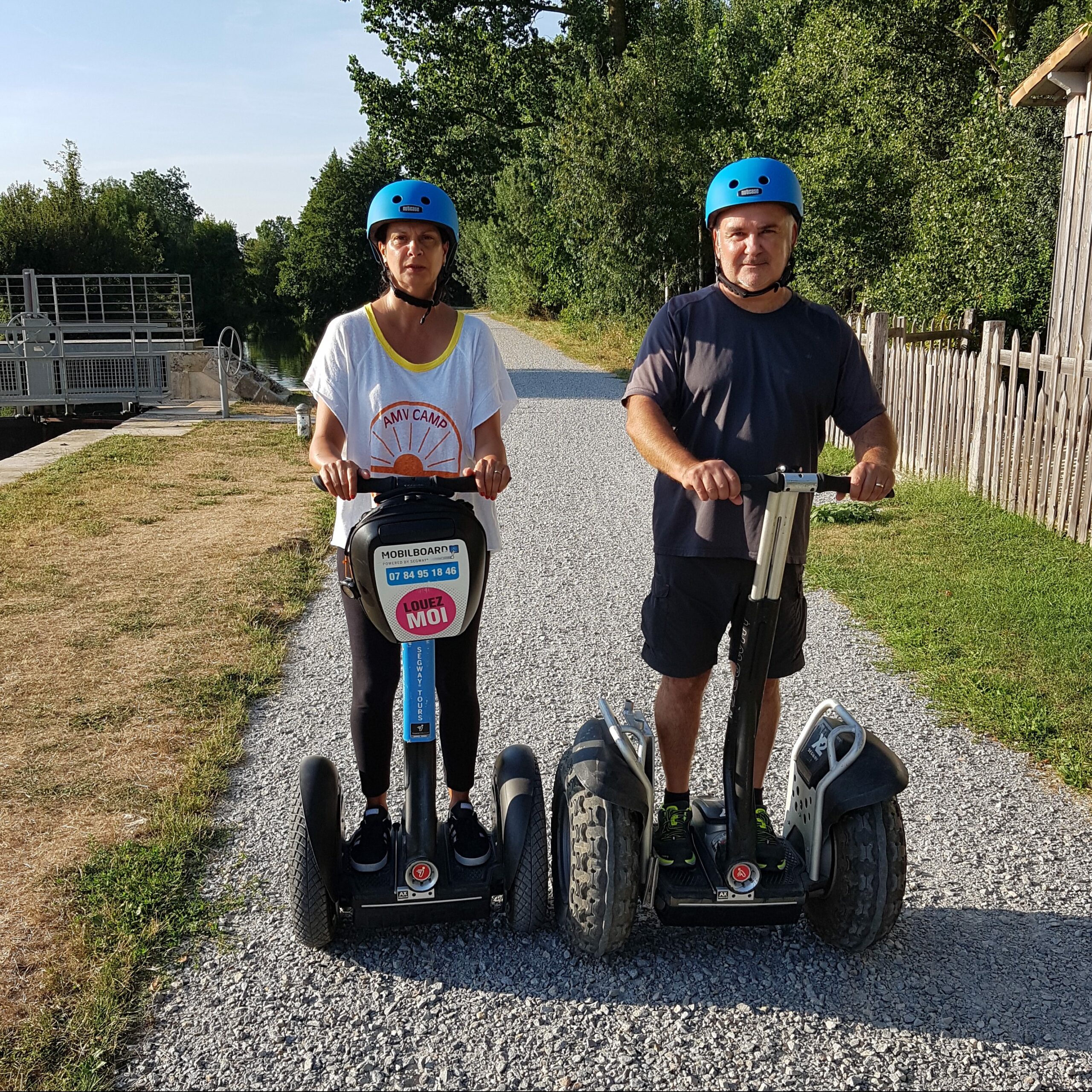 Visite de Coulon à Segway