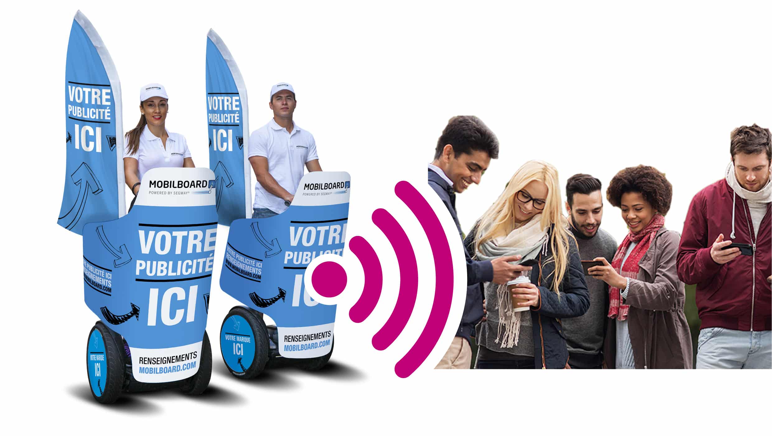 Balise digitale street marketing