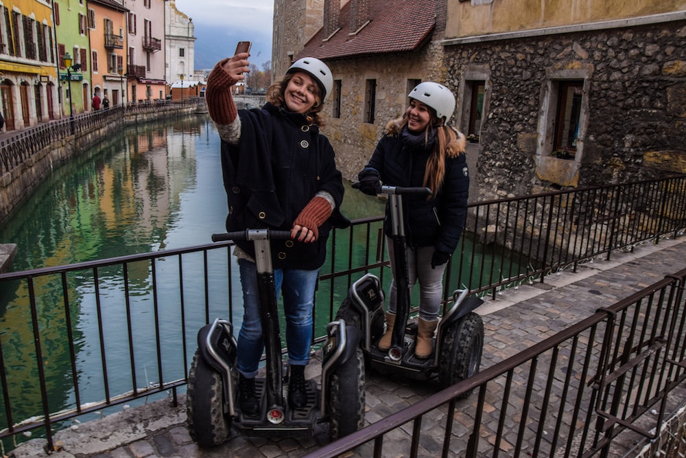 Segway dans le vieux Annecy