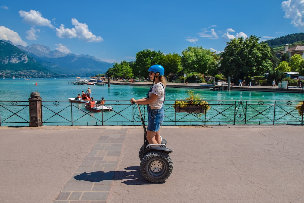 Segway à Annecy, bords du lac