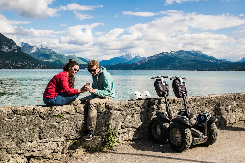 Segway en Haute-Savoie entre amis