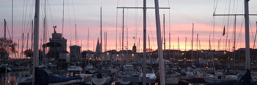 Vue sur le port de La Rochelle