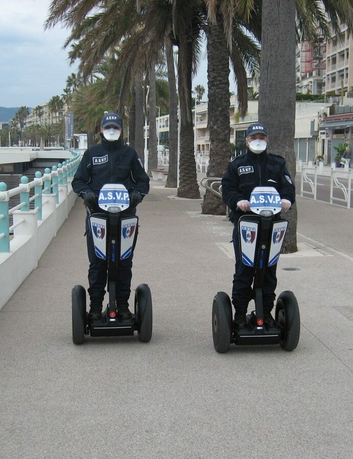 Segway police cannes