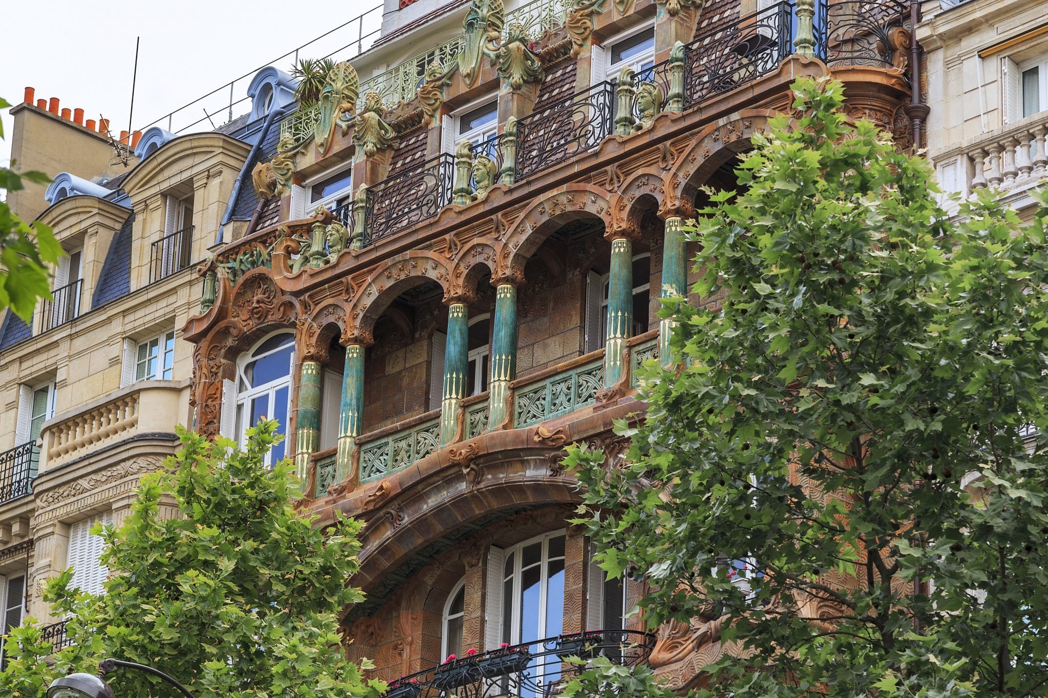 bâtiment art nouveau visiter Paris